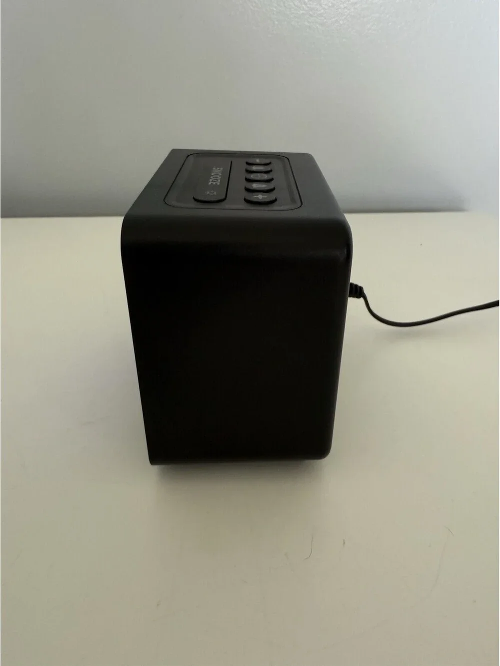Capello Digital Alarm Clock CA-10 Toc Black W/USB Charging Port Dual Alarms EUC